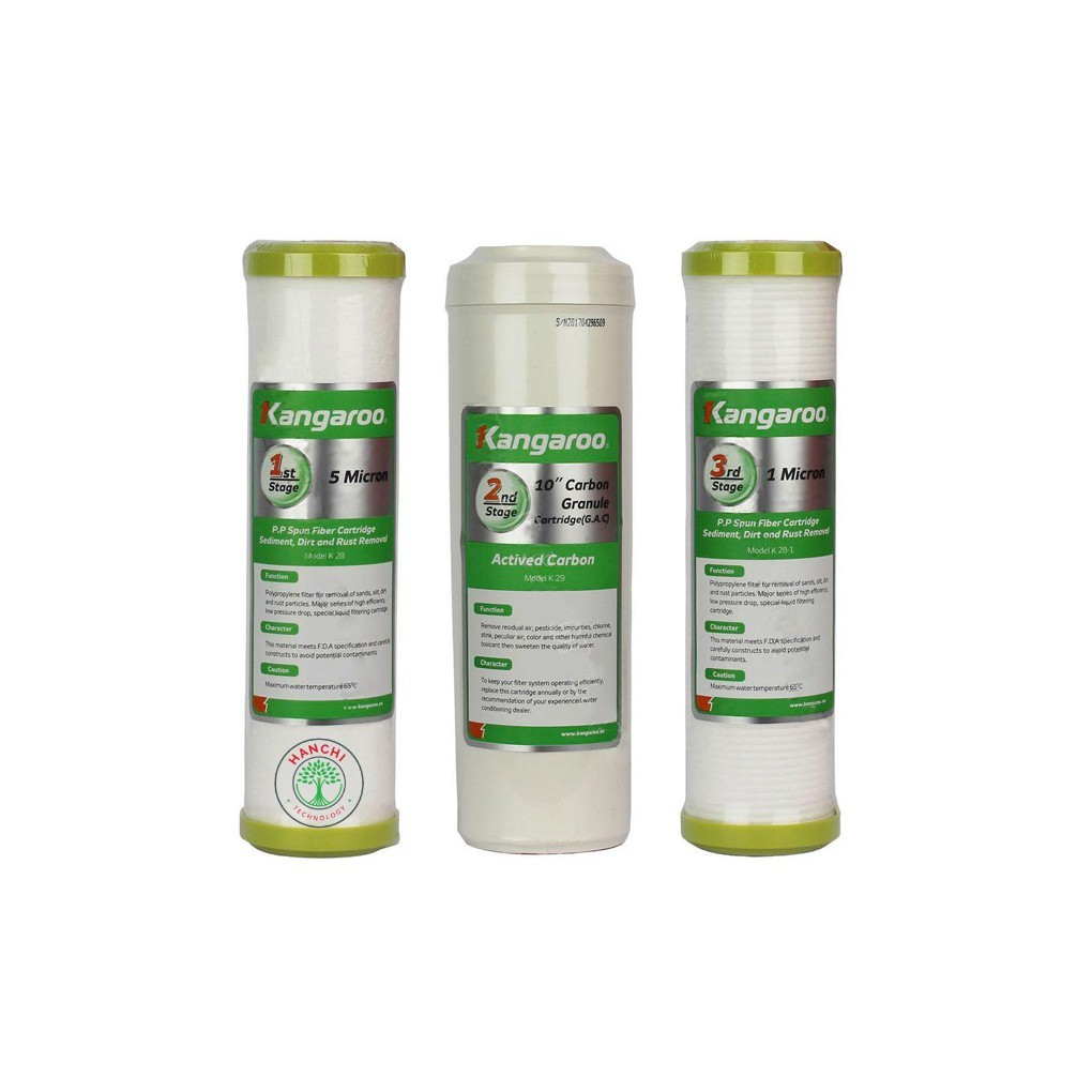 Lõi Lọc Nước Số 1 2 3 Kangaroo Chính Hãng