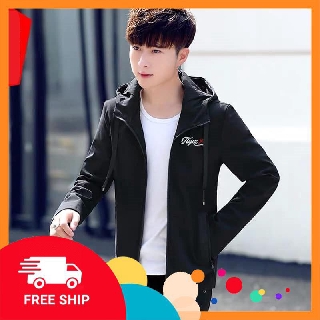 Áo Khoác Nam Áo Khoác Dù Logo TIGEN Cao Cấp Form 3 Size (Xám, Đen)