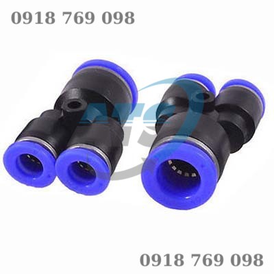 Đầu nối PY chữ Y khí nén, phun sương đầy đủ kích thước giá sỉ