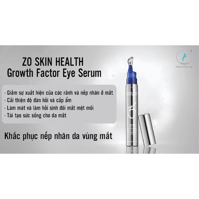 (CÔNG TY)Serum chống lão hóa vùng mắt Zo Skin Health Growth Factor Eye Serum