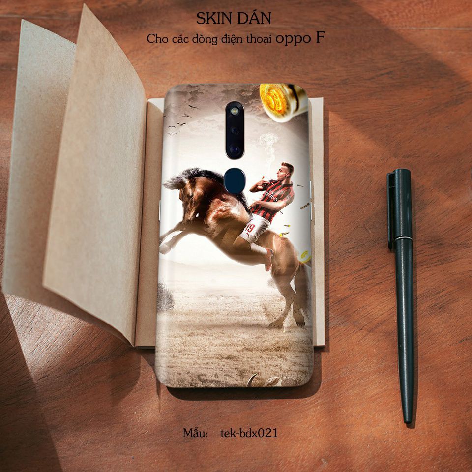 Skin dán cho các dòng điện thoại Oppo F7 -F9 - F11 - F1s in hình bóng đá cực đẹp