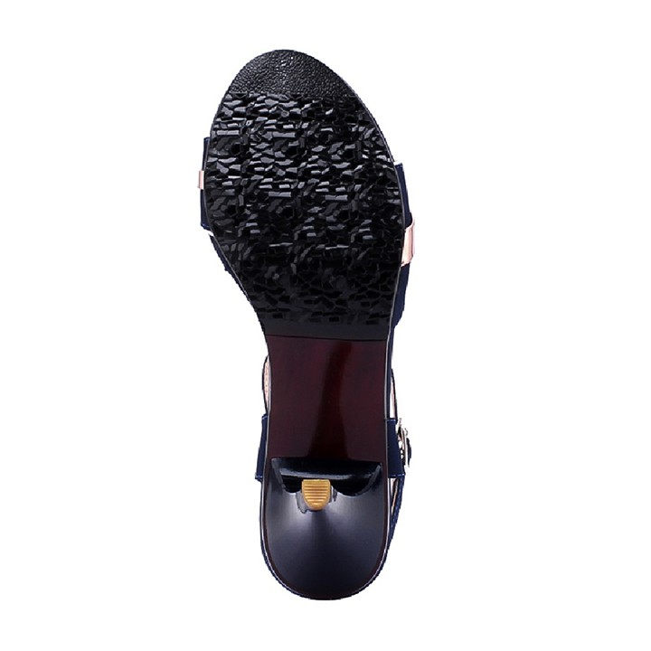 Giày sandal nữ Huy Hoàng màu xanh-HP7064