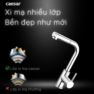 Vòi Bếp Nóng Lạnh (rút dây) - K915C CAESAR