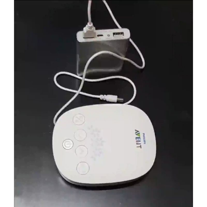 Cáp nối sạc dự phòng máy Avent hoa tuyết, hoa anh đào