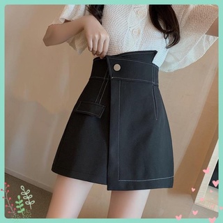 Chân váy chữ a cạp cao công sở quần giả váy nữ sẻ tà cạp cao chỉ nổi cao cấp co giãn tốt tôn dáng