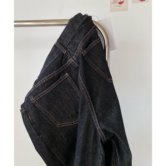 Quần Tiêu Đen Chỉ Nâu