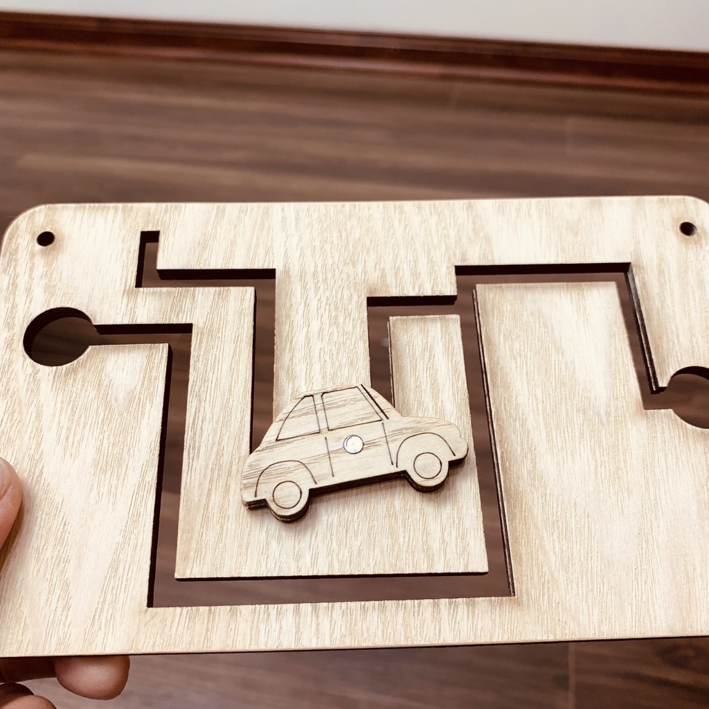 Phụ Kiện Làm Bảng Bận Rộn Busy Board,Tự Làm Đồ Chơi Cho Bé Bộ Mê Cung Ô Tô Gỗ