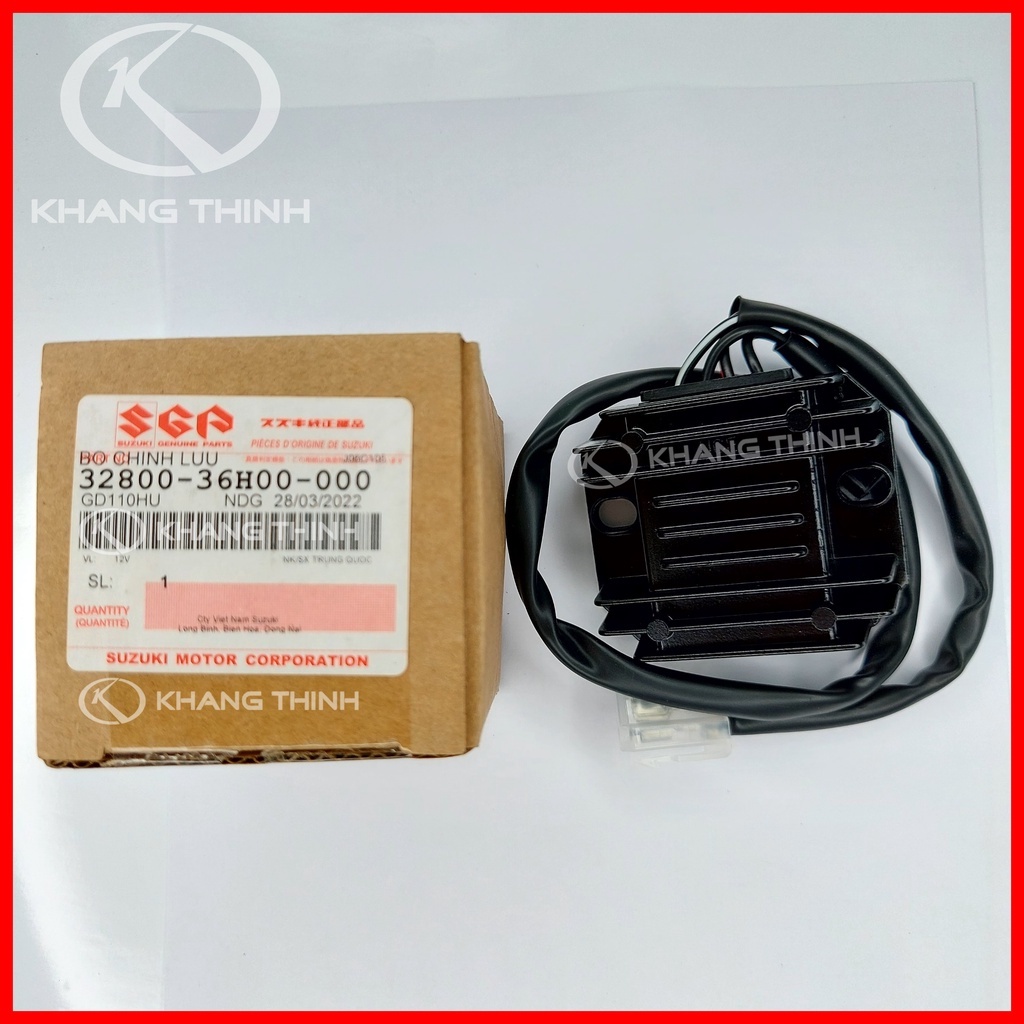 Bộ Chỉnh Lưu -Cục Sạc Suzuki GD110 - Hàng Chính Hãng