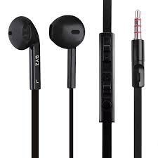 Tai nghe iphone chính hãng BYZ S389 dây dẹp có mic đàm thoại chân tròn 3.5mm