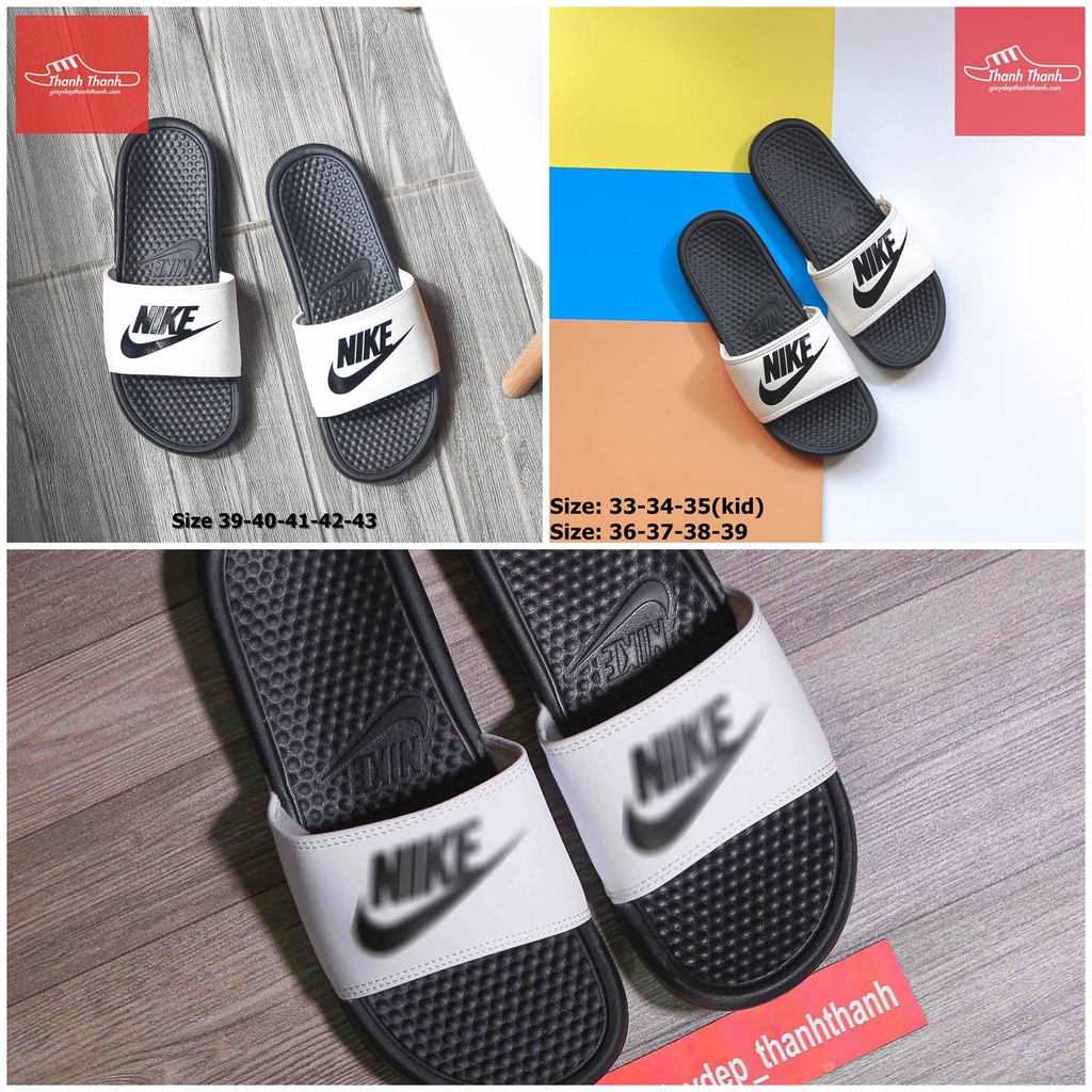 combo dép nike gia đình ba,mẹ và bé siêu dễ thương