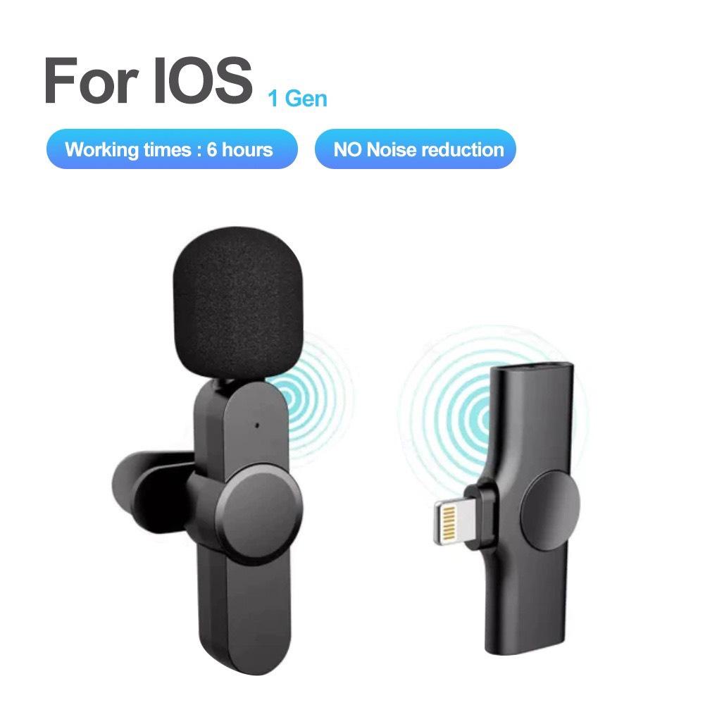 Micro Thu Âm Không Dây Quay Video Tiktok - Micro live tiktok shop - Khử Tiếng Ồn Cao Cấp - Khoảng Cách 20m