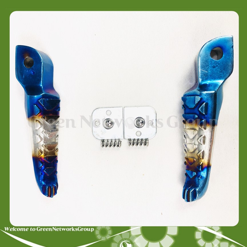 Gác chân sau màu Titan kiểu móng vuốt dành cho xe máy Greennetworks