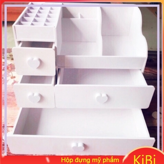 Kệ đựng mỹ phẩm Plus trắng chất lượng
