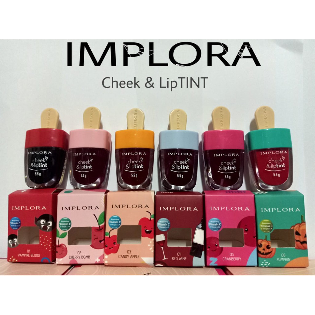(hàng Mới Về) Son Tint Implora Trang Điểm Chuyên Nghiệp | BigBuy360 - bigbuy360.vn