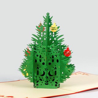 NHIỀU MẪU - Thiệp nổi 3D handmade CÂY THÔNG trong ngày Giáng Sinh- Christmas tree