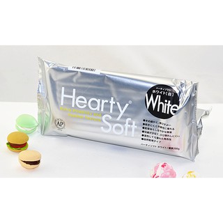 Đất Sét Nhật Tự Khô Hearty Soft White 200gr