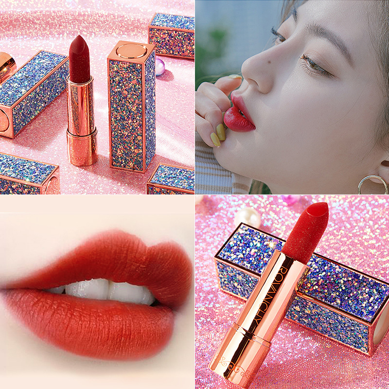 (Hàng Mới Về) Son Môi Dưỡng Ẩm Màu Đỏ Dâu Tây Phong Cách Cá Koi | BigBuy360 - bigbuy360.vn