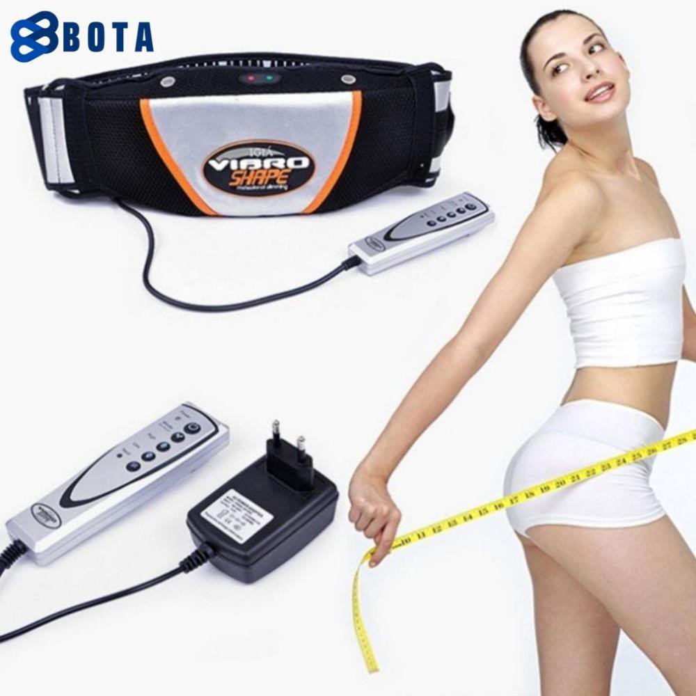 Máy massage bụng nóng lạnh Vibro Shape, Đai mát xa hổ trợ giảm mở bụng