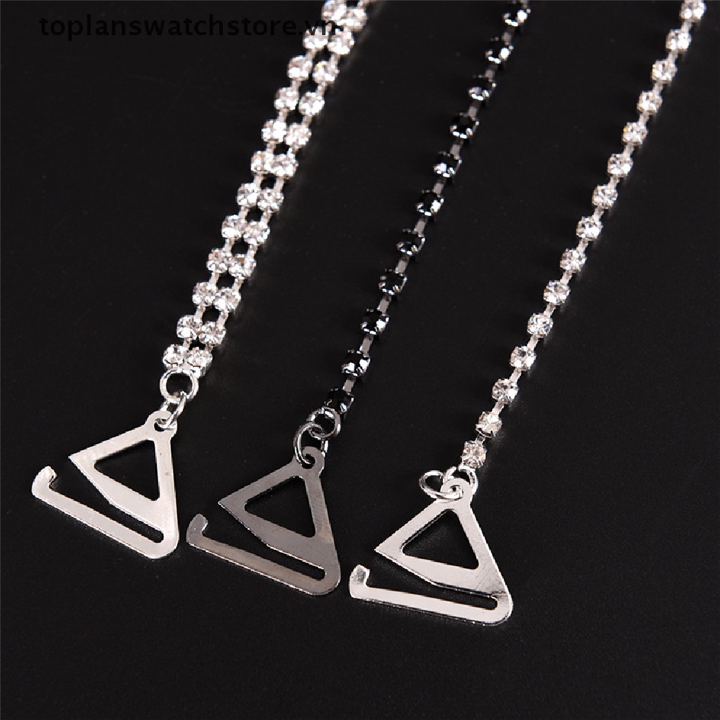 1 Set 1 / 2 Dây Áo Ngực Đính Đá Thời Trang Quyến Rũ