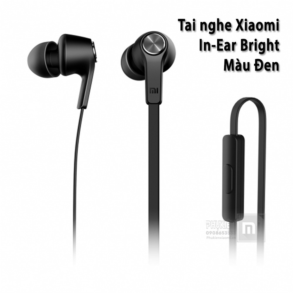 [Free ship] Tai nghe Xiaomi Piston lite 2017 tròn (đen) - Thanh Phúc Mobile