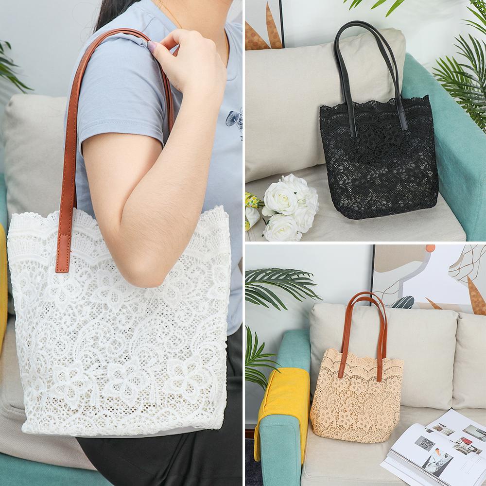 Túi Đeo Vai Phối Ren Rỗng Thời Trang Mùa Hè Cho Nữ
