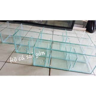 Lọc tràn hồ cá 40cm đến 80cm bằng kính