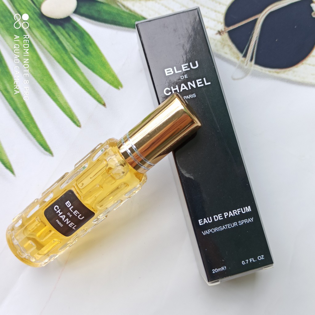 Nước hoa mini blue nam chai 20ml dạng xịt- mẫu 4d- Mùi bleu
