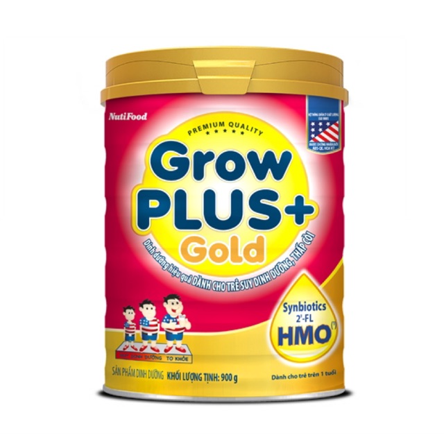 Sữa Bột GrowPlus Gold 900gr- HMO