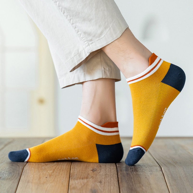 Set 10 Đôi Tất Cotton Thoáng Khí Thời Trang Cho Nam