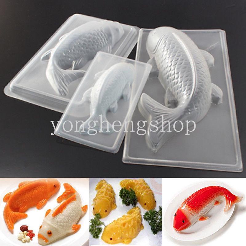 Khuôn Làm Bánh Hình Cá Koi 3D Độc Đáo