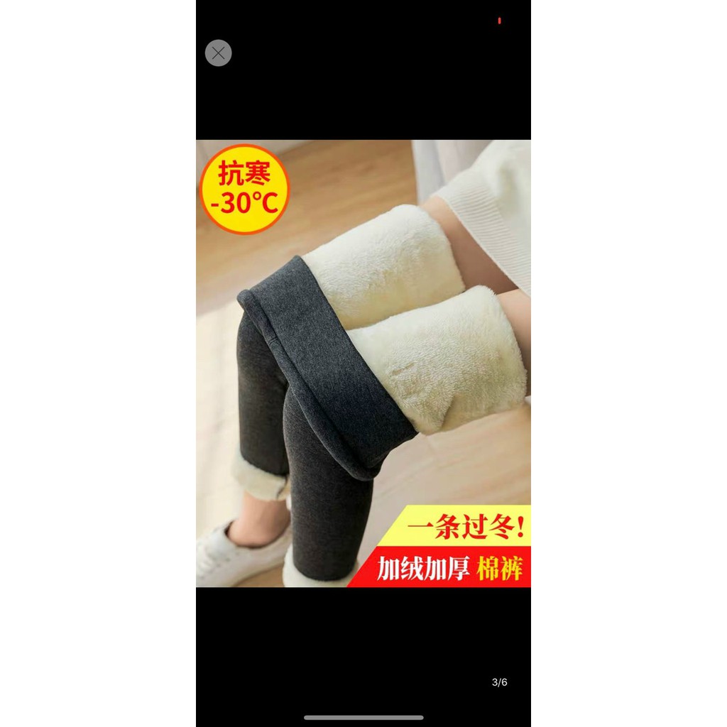 Quần Legging mèo lót lông