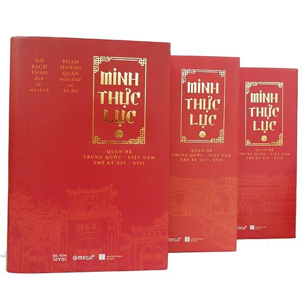 Sách-Minh thực lục (trọn bộ 3 tập bìa cứng)