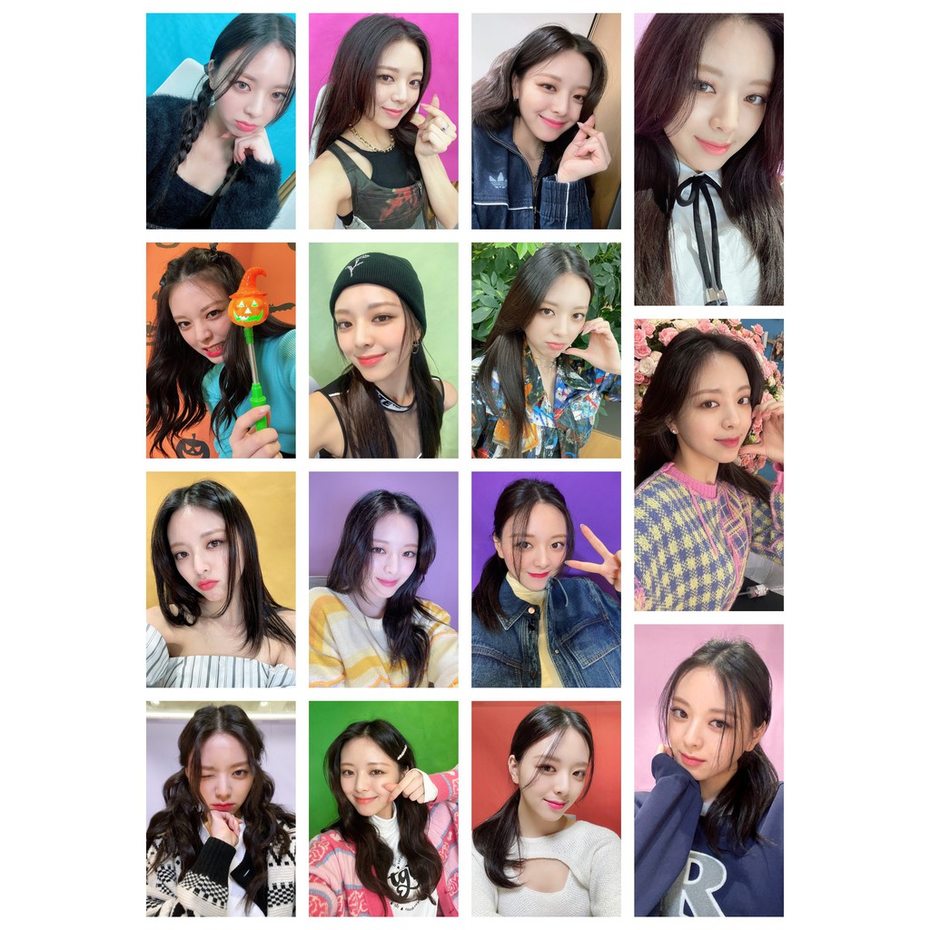 Lomo card 30 ảnh nhóm ITZY - CRAZY IN LOVE - VIDEO CALL EVENT