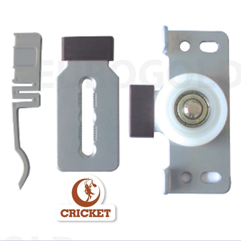 Bánh xe cửa lùa tủ quần áo có tăng chỉnh, không giảm chấn - Bánh xe cửa lùa cho tủ bếp, tủ quần áo