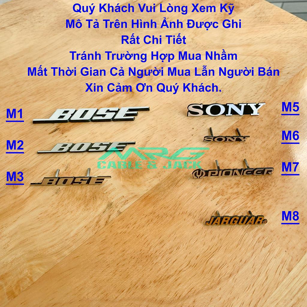 Tem Loa Logo Bose Sony Pioneer Jaguar. Giá 1 Chiếc