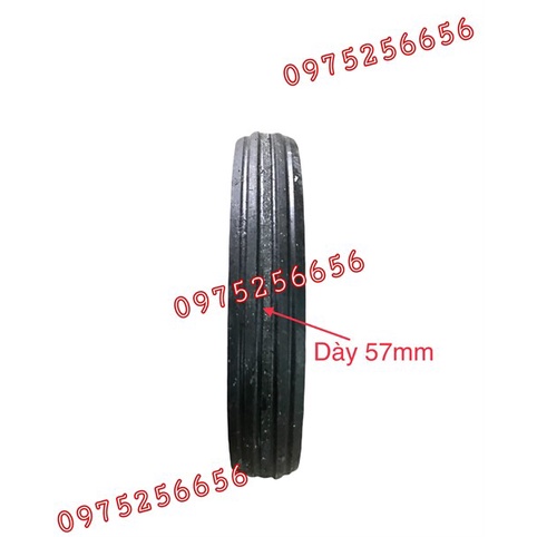 Bánh Sau Máy Trộn 400-8 (lắp bi 6205) nghiêng 450 bánh xe phụ tùng Hùng Lỳ