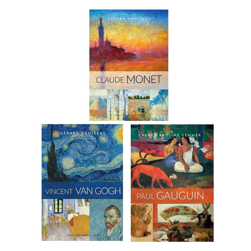 Sách - Combo: Bộ Danh Họa: Claude Monet + Paul Gauguin + Vincent Van Gogh