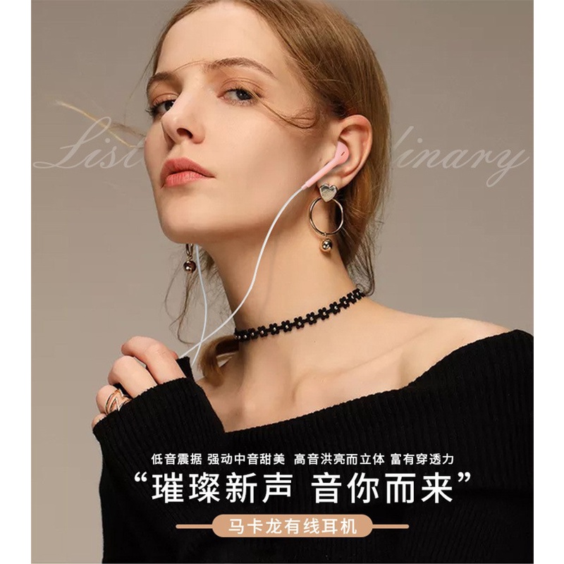 Tai Nghe Nhét Tai U19 3d Siêu Trầm Có Dây 3.5mm Cho For ĐT táo Huawei Oppo Vivo