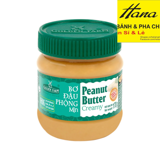 Bơ đậu phộng mịn Golden Farm 170 gam