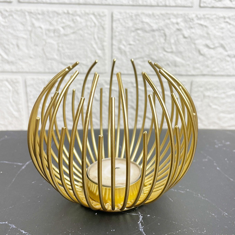Gậy Nến Mini Bằng Sắt Chất Lượng Cao ​​Giá Đỡ Đèn Cầy Urchin Độc Đáo Trang Trí Tiệc Cưới / Sinh Nhật