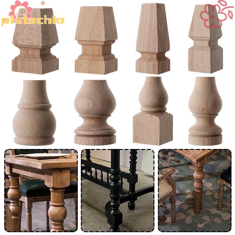 Chân tủ bằng gỗ chạm khắc thủ công phong cách châu Âu cổ điển chất lượng cao
