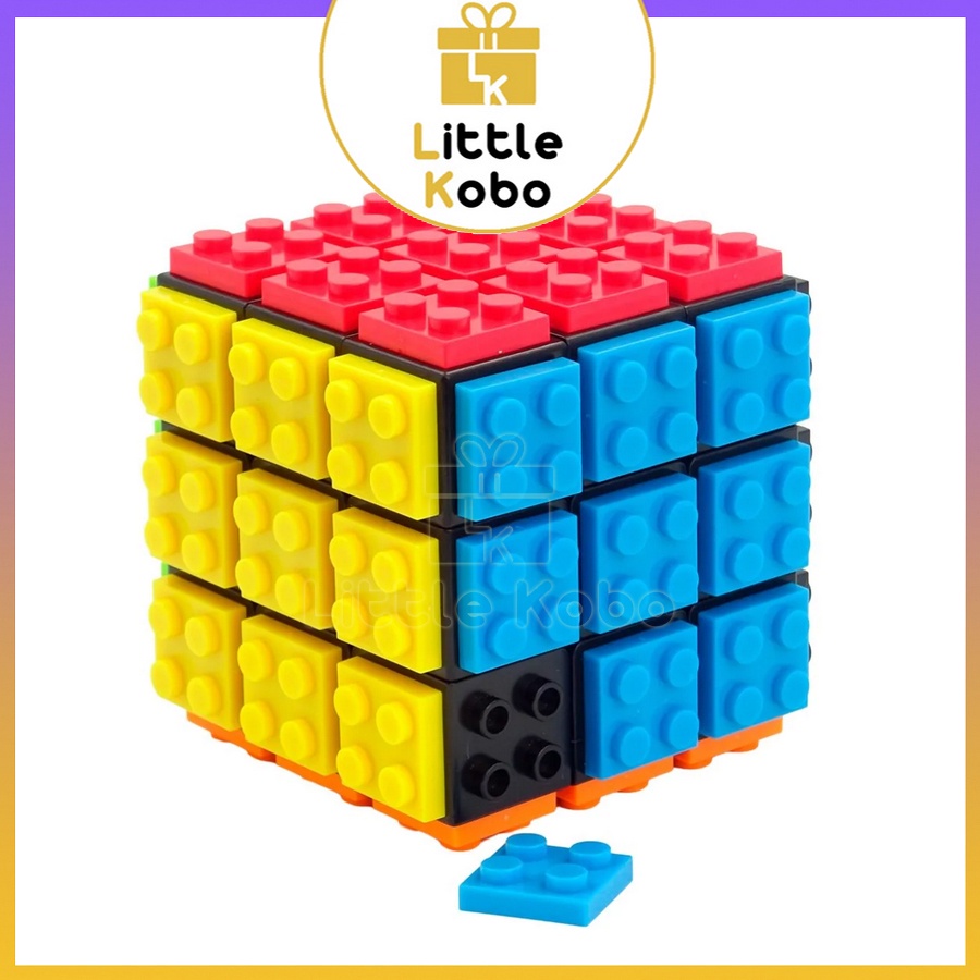 Rubik FanXin Block 3x3 DIY Rubic Biến Thể 3 Tầng Lắp Ráp Đồ Chơi Trí Tuệ Trẻ Em Phát Triển Tư Duy - Little Kobo