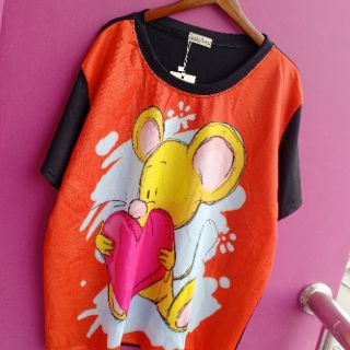 áo thun thái bigsize hình chuột