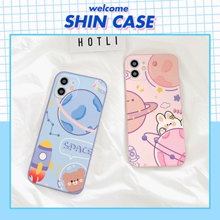 Ốp lưng iphone Cartoon Space cạnh vuông BVC 6/6plus/6s/6splus/7/7plus/8/8plus/x/xs/11/12/13/14/pro/max/promax/plus