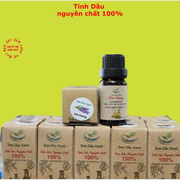 Tinh Dầu Xanh Nguyên Chất Từ Thiên Nhiên [Xưởng Sản xuất] Giúp Bạn Thư Giãn Không Gian Của Bạn - Lọ 10m