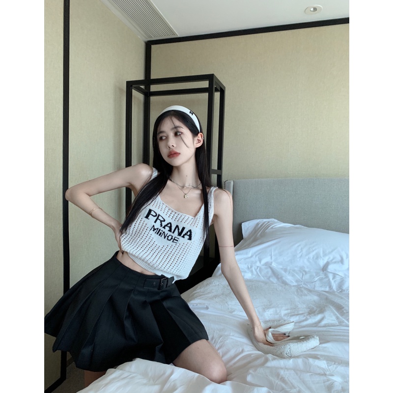 HUANG YOYO Áo Thun Nữ Cộc Tay Cổ Tròn Thời Trang Hàn