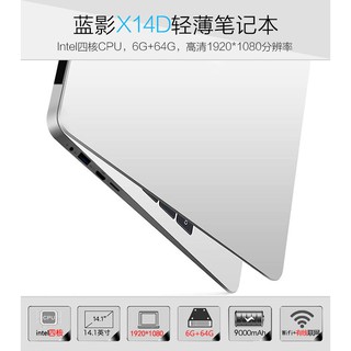 Notebook Blue Shadow X14D Windows 10 Chip Intel N3450 màn hình 14 inch 6GB ram 64GB rom