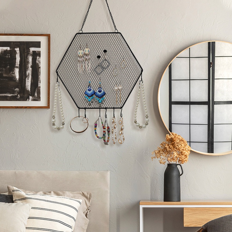 Giá Đỡ Trưng Bày Bông Tai Gắn Tường Tiện Lợi