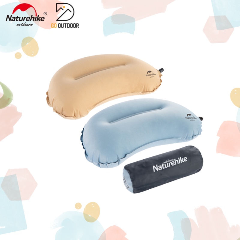 Gối Gấp Gọn Tự Bơm Hơi Naturehike NH20ZT006 Đa Năng