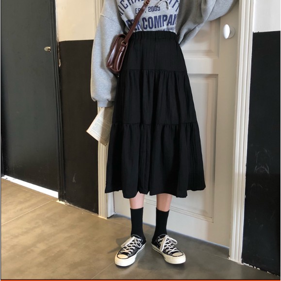 Chân Váy Nữ Chân váy Vintage 2 lớp Siêu Xinh 2 màu SP31 | BigBuy360 - bigbuy360.vn